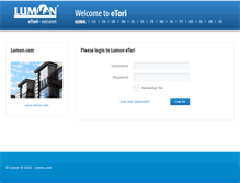 Tablet Screenshot of etori.lumon.com