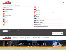 Tablet Screenshot of lumon.com